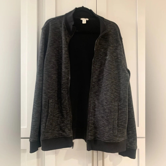 Calvin Klein Jacket Men's Large Black Lightweight Full Zip - Picture 5 of 6